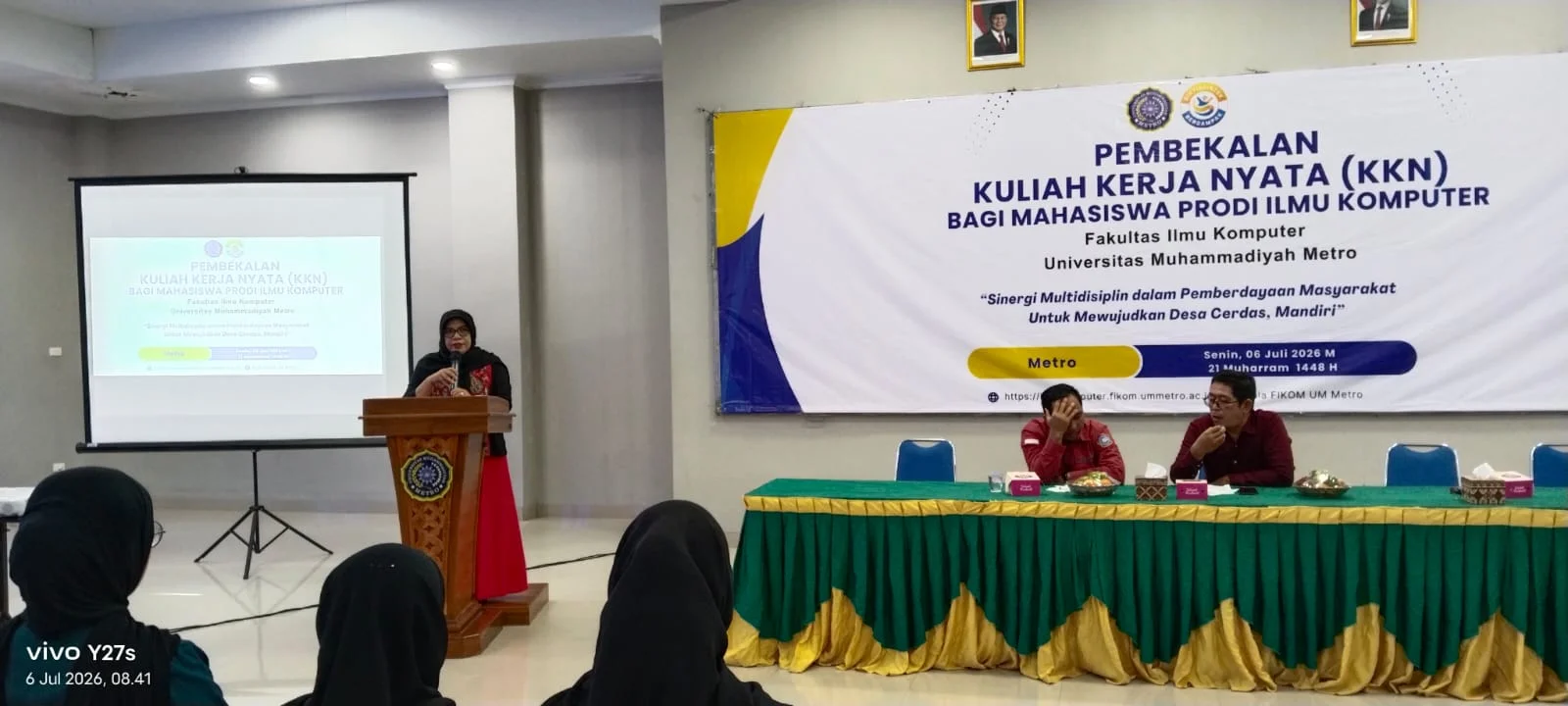 Sambutan Pengarahan oleh Mustika, M.Kom