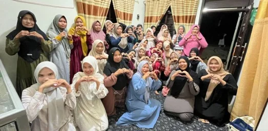 Muslimatan Rutin di RW 04 Desa Pondokjoyo (Sumber: KKN-K Desa Pondokjoyo)