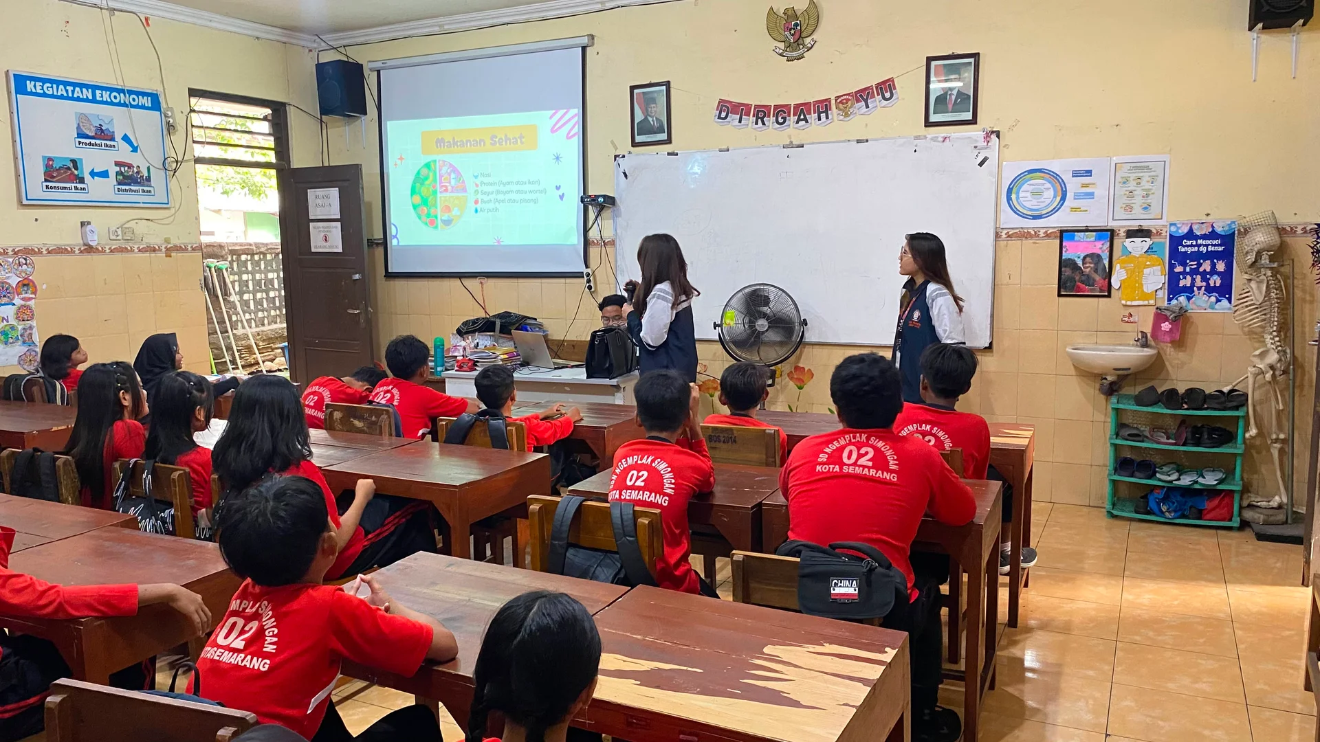 Penyampaian Materi Edukasi SI JAGO PANGAN