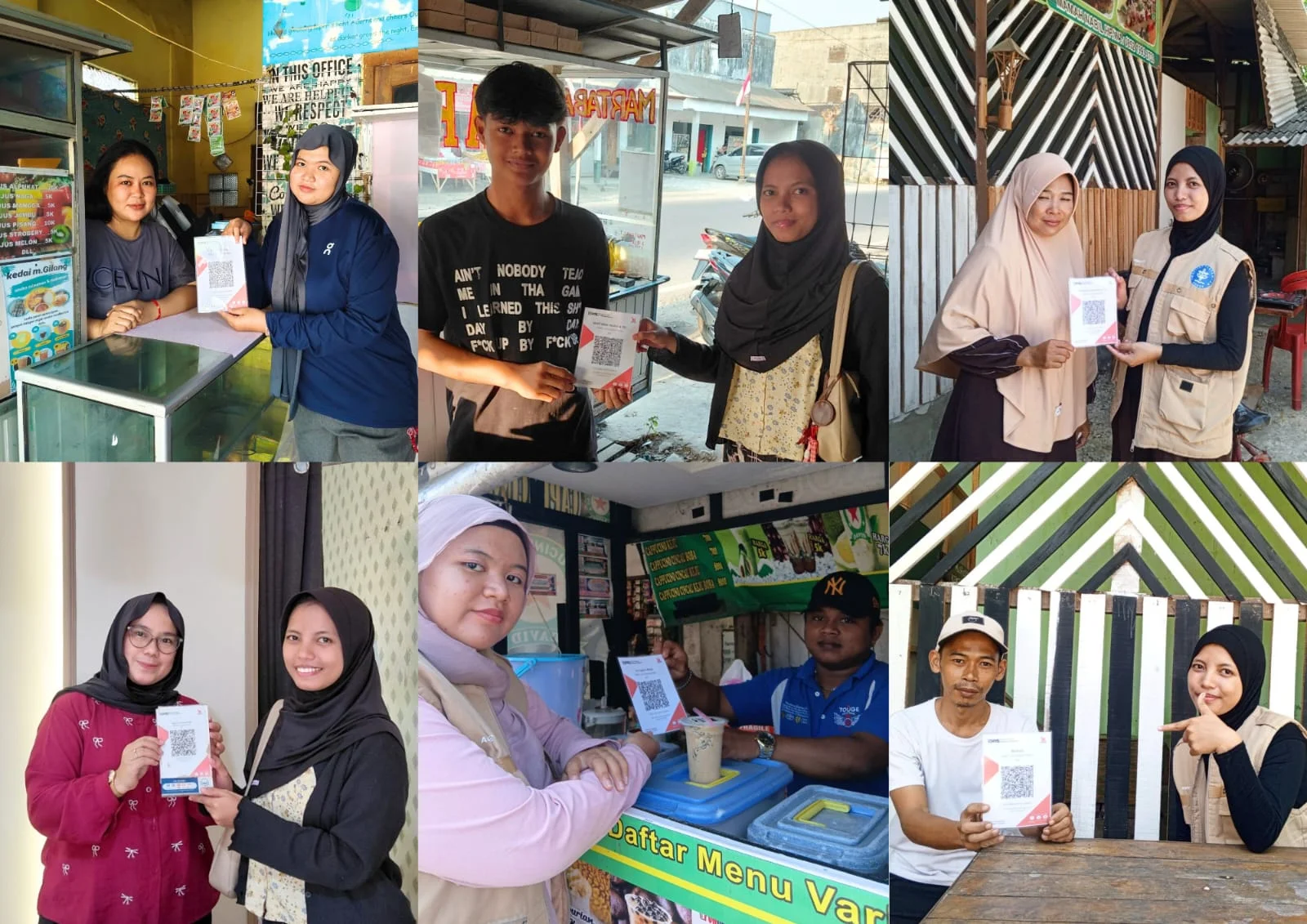 Pelaksanaan pembuatan QRIS kepada pelaku UMKM