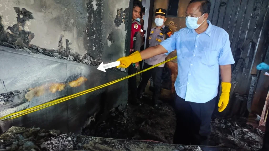 Ruang Rapat Diskominfo Kukar Dibakar, Pegawai Diduga Pelaku Resmi Jadi Tersangka