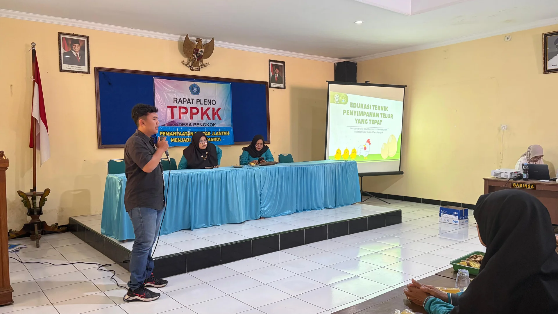 Penyampaian materi