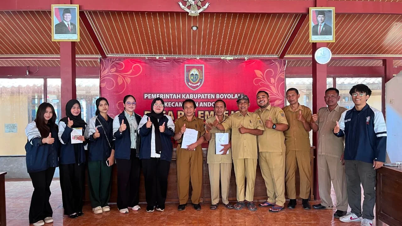 Dokumentasi bersama Perangkat Desa Pelemrejo, Andong, Boyolali