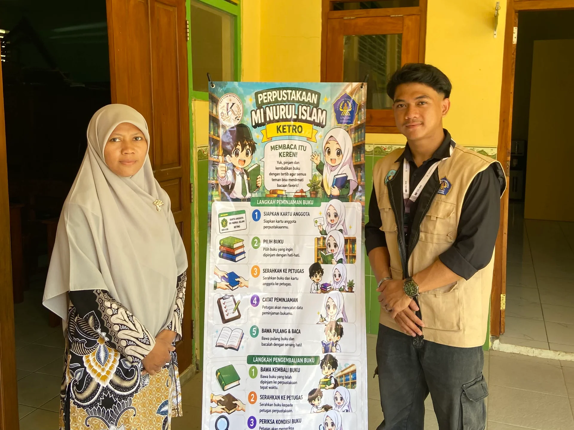Dokumentasi bersama guru