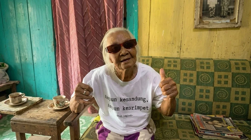 Sering Bikin Konten Lucu Bareng Cucu, Mbah Leginah Dikabarkan Meninggal Dunia