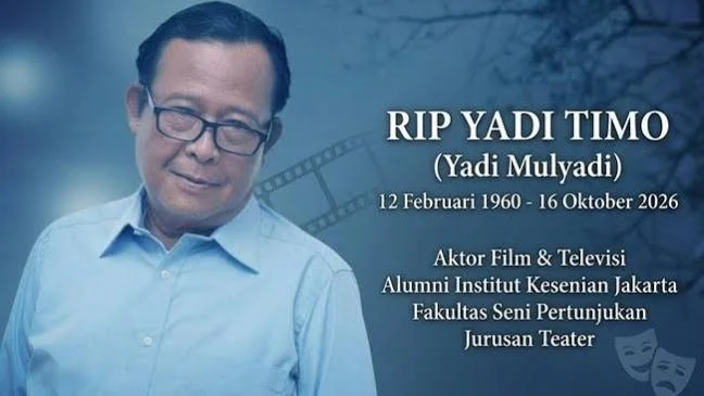 Kabar duka datang dari dunia perfilman Tanah Air. Aktor senior Yadi Timo.