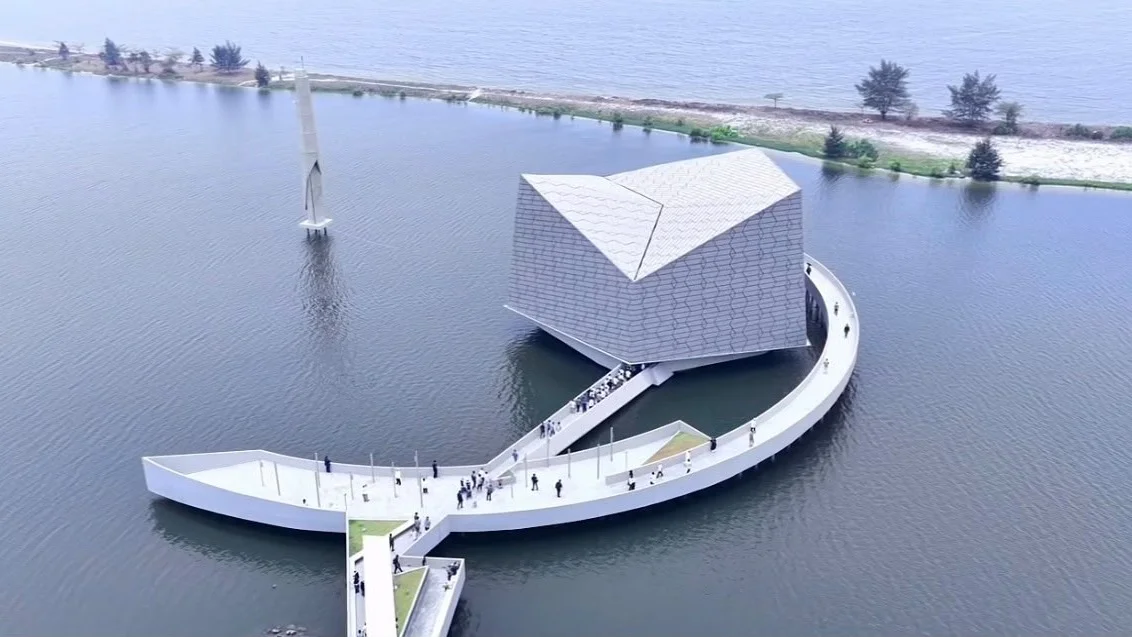 Masjid Apung An-Nur di Ancol, Jakarta Utara yang baru diresmikan pada 16 Oktober 2026