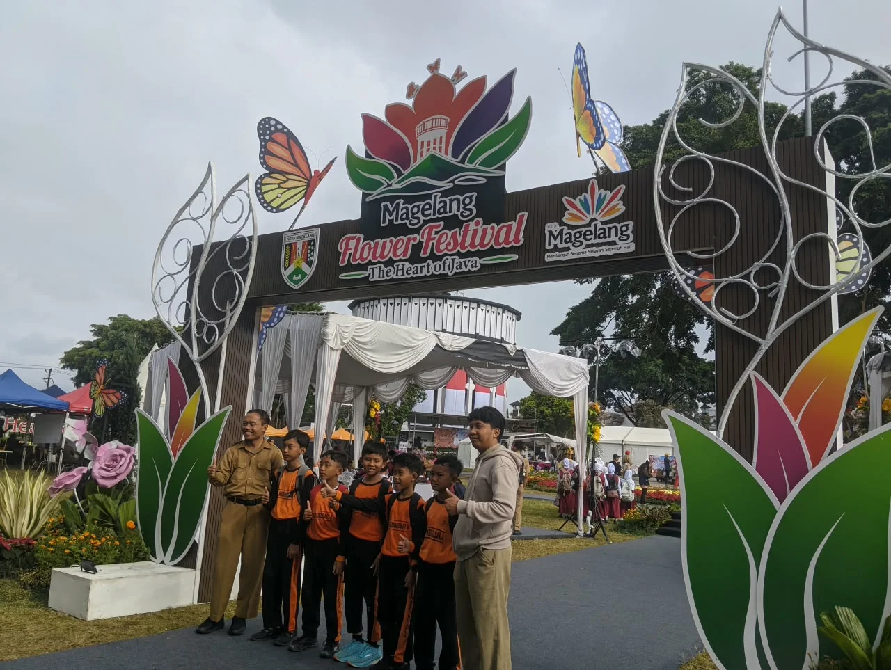 Potret pengunjung Magelang Flower Festival 2026