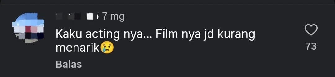 Komentar penonton mengenai salah satu novel best seller yang telah diadaptasi menjadi film