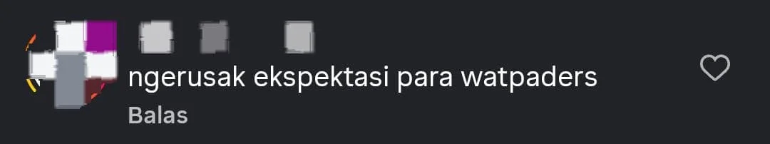 Komentar salah satu pembaca mengenai trailer film adaptasi novel best seller dari Wattpad